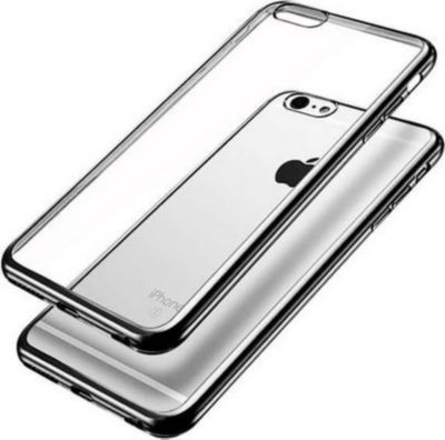 Coque SHOT CASE Coque IPHONE SE Chrome (NOIR)