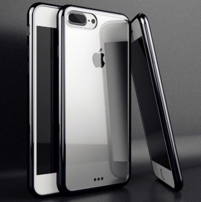 Coque SHOT CASE Coque IPHONE 7(+) Chrome (NOIR)