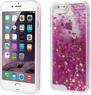 Coque SHOT CASE Coque Paillette IPHONE 6 Liquide (ROSE)