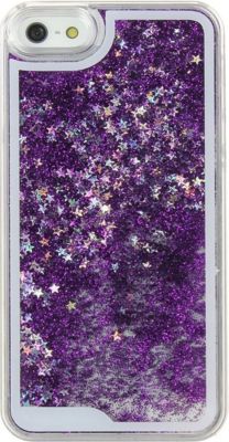Coque SHOT CASE Coque Paillette IPHONE SE Liquide VIOLET