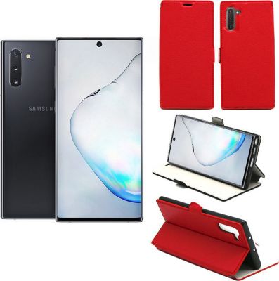 Housse XEPTIO Samsung Galaxy Note 10 Etui rouge Slim