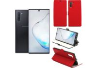 Housse XEPTIO Samsung Galaxy Note 10 Etui rouge Slim