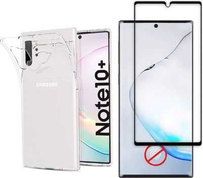 Protège écran XEPTIO Samsung Galaxy Note 10+ tpu et full noir