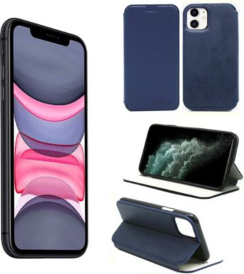 Housse XEPTIO Apple iPhone 11 Etui bleu Slim