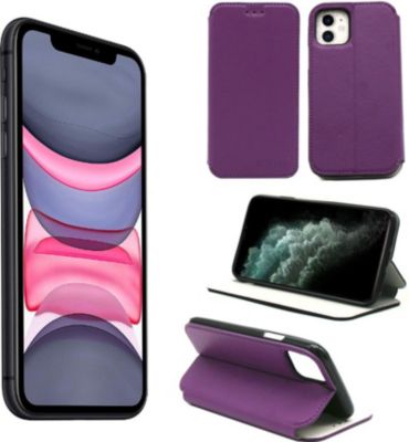 Housse XEPTIO Apple iPhone 11 Etui violet Slim Housse XEPTIO Apple iPhone 11 Etui violet Slim