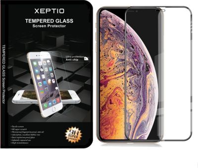 Protège écran XEPTIO Apple iPhone 11 vitre noir