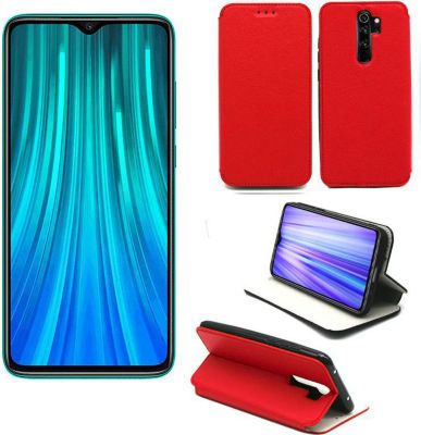 Housse XEPTIO Xiaomi Redmi Note 8 PRO Etui rouge Slim