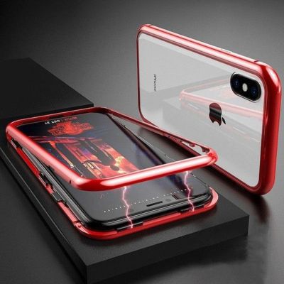 Coque intégrale SHOT CASE Coque Verre Trempe IPHONE Xr (ROUGE)