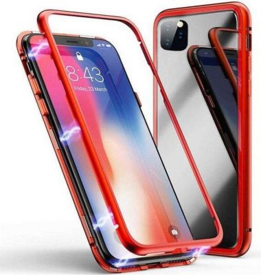 Coque intégrale SHOT CASE Coque Verre Trempe IPHONE 11 (ROUGE)