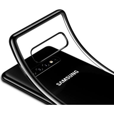 Coque SHOT CASE Coque SAMSUNG Galaxy S10 Chrome (NOIR)