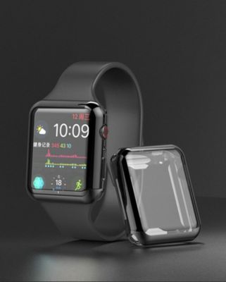 Coque SHOT CASE Coque Silicone 38mm pour IWATCH (NOIR)