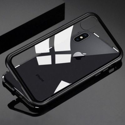 Coque intégrale SHOT CASE Coque Verre Trempe IPHONE 8 + (NOIR)