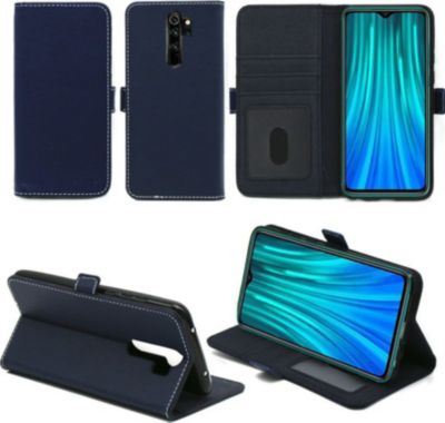 Housse XEPTIO Redmi Note 8 PRO portefeuille bleu