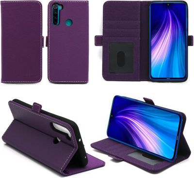 Housse XEPTIO Redmi Note 8T portefeuille violet Housse XEPTIO Redmi Note 8T portefeuille violet