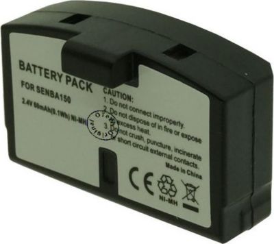 NiMH Batterie pour Casque Powery Batterie Compatible avec Sennheiser Type BA151 2,4V Non Originale 