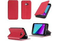 Housse XEPTIO Etui Samsung Galaxy Xcover 4 4G rouge
