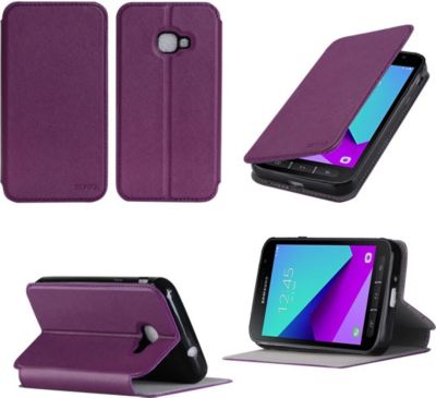 Housse XEPTIO Etui Samsung Galaxy Xcover 4 4G violet Housse XEPTIO Etui Samsung Galaxy Xcover 4 4G violet