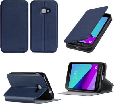 Housse XEPTIO Etui Samsung Galaxy Xcover 4S 4G bleu