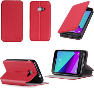 Housse XEPTIO Etui Samsung Galaxy Xcover 4S 4G rouge