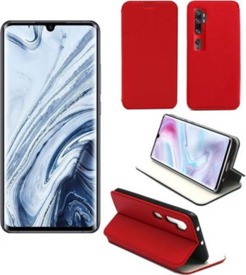 Etui XEPTIO Xiaomi Mi Note 10 Etui rouge Slim