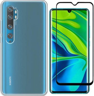 Protège écran XEPTIO Xiaomi Mi Note 10 PRO tpu et full noir