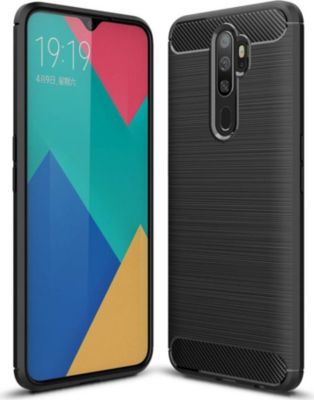 Coque XEPTIO Oppo A5 2020 carbone noir Coque XEPTIO Oppo A5 2020 carbone noir