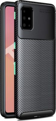 Coque XEPTIO Samsung Galaxy A71 New carbone noir