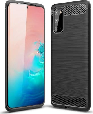 Coque XEPTIO Samsung Galaxy S20 carbone noir