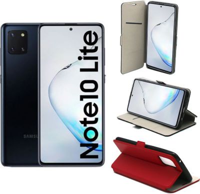 Housse XEPTIO Galaxy Note 10 LITE Etui rouge Housse XEPTIO Galaxy Note 10 LITE Etui rouge