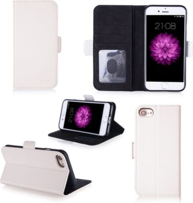 Housse XEPTIO Apple iPhone SE 2020 portefeuille blanc