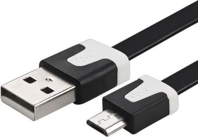 SHOT CASE Noodle Micro USB 1m Smartphone (NOIR)