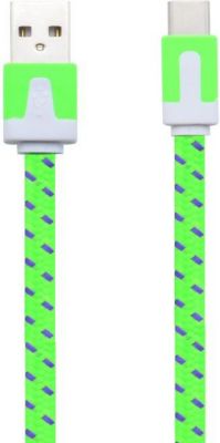 Chargeur USB C SHOT CASE Noodle Type C 1m Smartphone (VERT) Chargeur USB C SHOT CASE Noodle Type C 1m Smartphone (VERT)