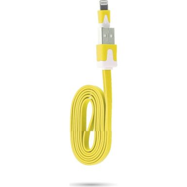 SHOT CASE Cable Noodle IPHONE Chargeur 1m JAUNE