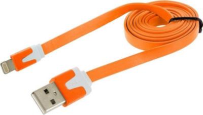 SHOT CASE Cable Noodle IPHONE Chargeur 1m ORANGE