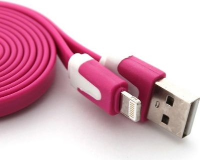 SHOT CASE Cable Noodle IPHONE Chargeur 1m ROSE B