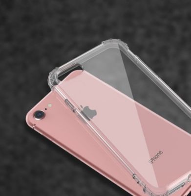 Coque SHOT CASE Silicone Anti-Chocs IPHONE SE 2020 NOIR