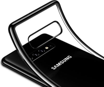 Pack SHOT CASE SAMSUNG S10+ Coque Chrome NOIR + Film