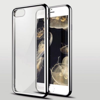 Pack SHOT CASE IPHONE SE 2020 Coque Chrome GRIS + Film