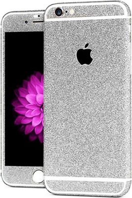 Sticker SHOT CASE Sticker IPHONE SE 2020 Paillettes ARGENT