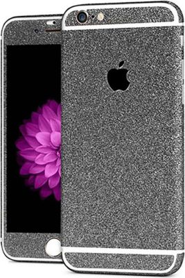 Sticker SHOT CASE Sticker IPHONE SE 2020 Paillettes NOIR