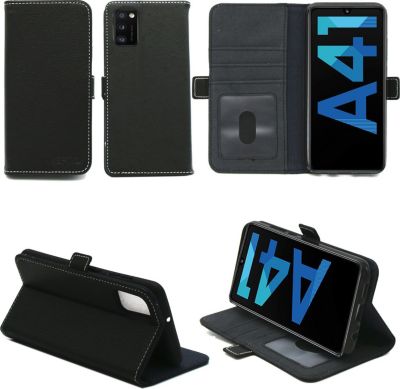 Housse XEPTIO Samsung Galaxy A41 Portefeuille noir