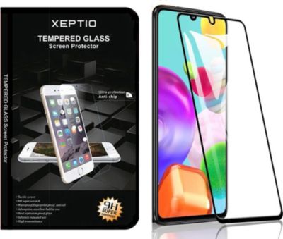 Protège écran XEPTIO Samsung Galaxy A41 vitre noir Protège écran XEPTIO Samsung Galaxy A41 vitre noir