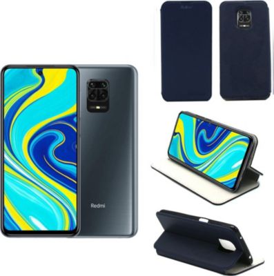 Housse XEPTIO Xiaomi Redmi Note 9 Etui bleu