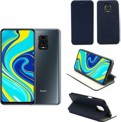 Housse XEPTIO Xiaomi Redmi Note 9 Etui bleu