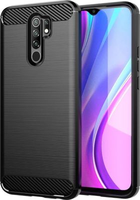 Coque XEPTIO Xiaomi Redmi 9 carbone noir
