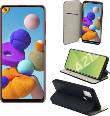 Housse XEPTIO Samsung Galaxy A21s Etui bleu