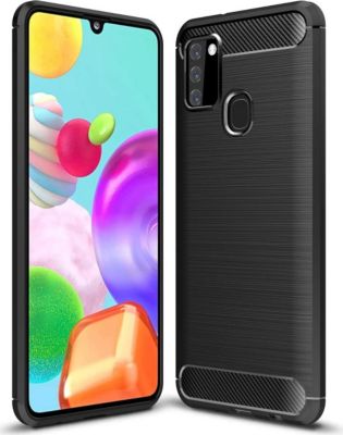 Coque XEPTIO Samsung Galaxy A21s carbone noir