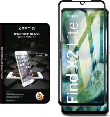 Protège écran XEPTIO Oppo Find X2 LITE vitre noir