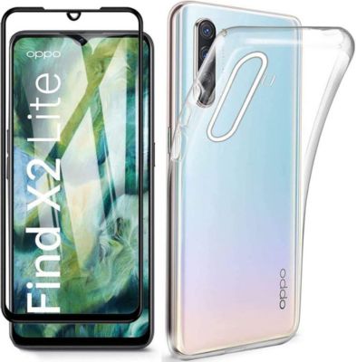 Protège écran XEPTIO Oppo Find X2 LITE gel tpu et full noir Protège écran XEPTIO Oppo Find X2 LITE gel tpu et full noir