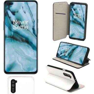 Housse XEPTIO OnePlus Nord 5G portefeuille blanc